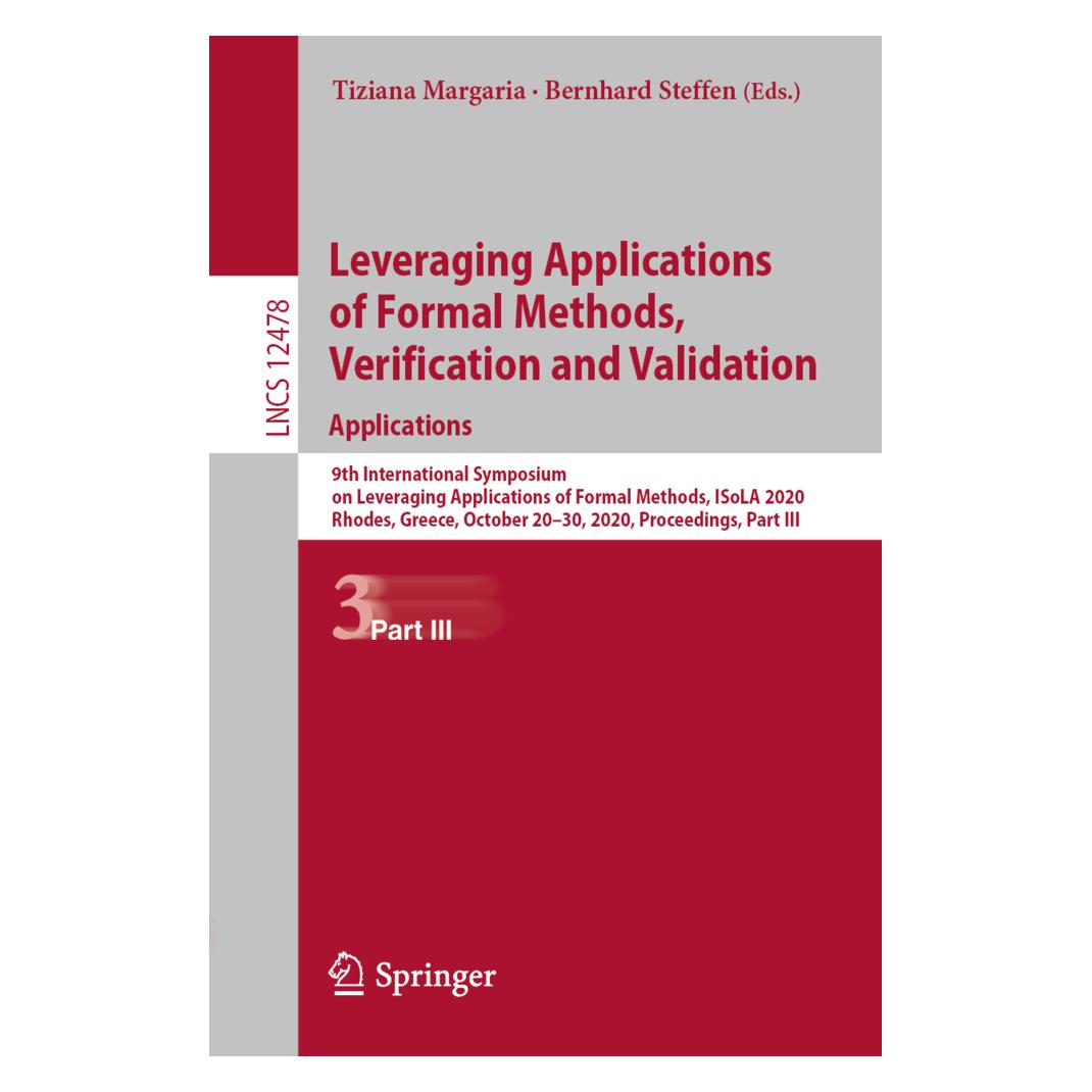 Springer Leveraging Applications of Formal Methods, Verification and Validation: Applications (Englisch, Softcover, Bernhard Steffen, Tiziana Margaria) (56158531)