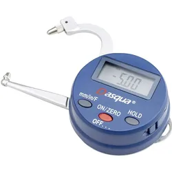 Dasqua, Messuhr + Messschraube, 2140-8105 Digitales Dickenmessgerät mit digitaler Anzeige 25 mm