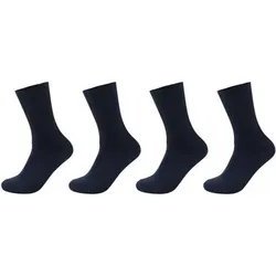 CAMANO Herren Socken Online function diabetical rib Socks 4p, Größe 35-38 in Blau Blau