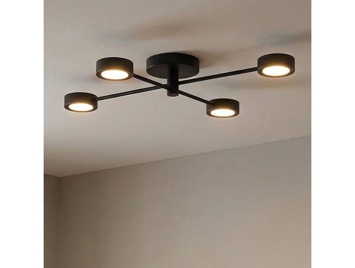 Clyde Flex 4-Rail Plafonnier Black - Nordlux - Chambre à coucher - Métal - Multi-ampoules