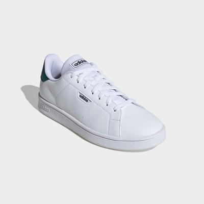 Sneaker ADIDAS SPORTSWEAR "COURT", Herren, Gr. 42, weiß (cloud weiß, ftwr weiß, collegiate grün), Synthetik, Schuhe Sneaker, inspiriert vom Design des adidas stan smith