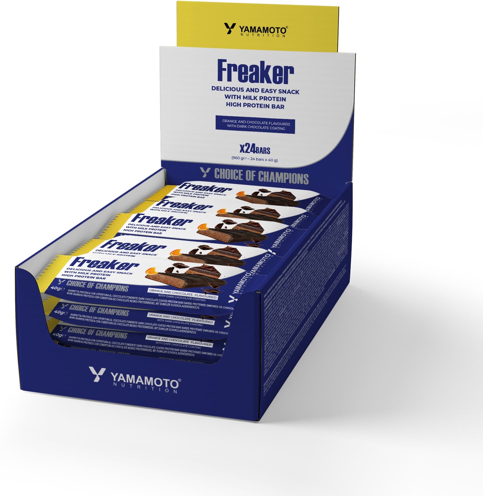 YAMAMOTO NUTRITION Freaker 24 Barrette Da 40 Grammi 