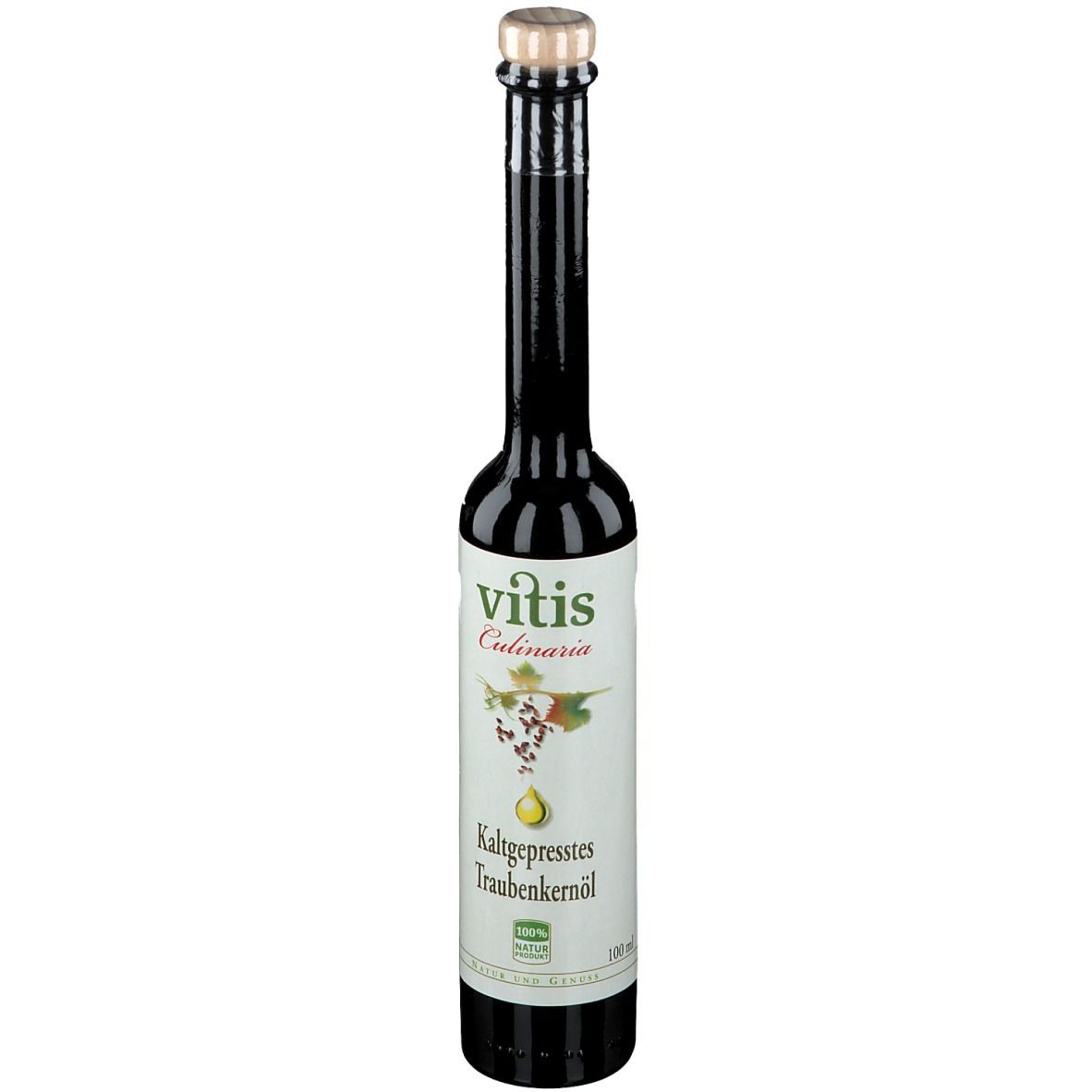 Traubenkernöl kaltgepresst ungefiltert Vitis 100 ml Öl