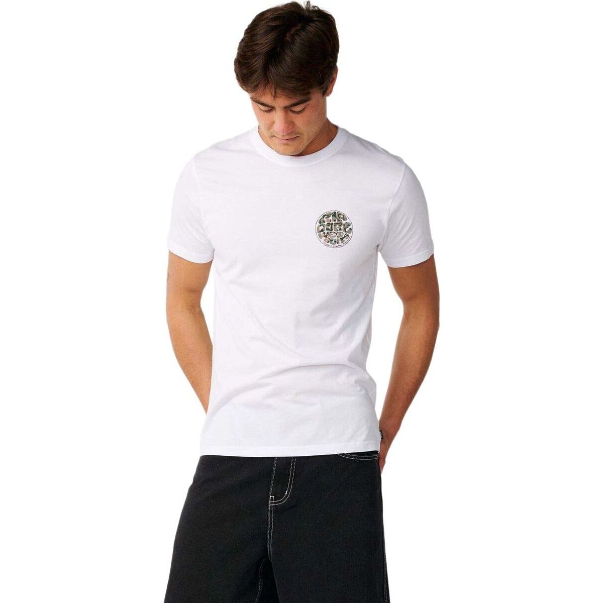 RipCurl Wettie Passage Icon Tee white (1000) XS 13PMTE-1000-XS