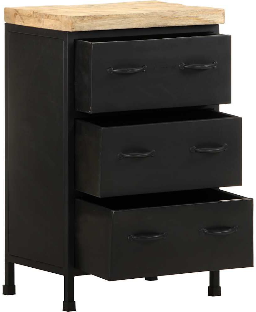 vidaXL Buffet 47x35x76 cm Bois de manguier brut