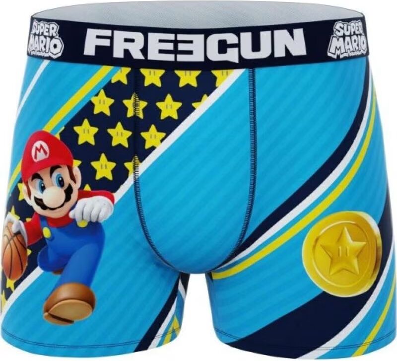 FREE GUN Calzoncillo Bóxer Freegun Mario Bros Mar4 Smb8 Varios Colores Xxl Hombre