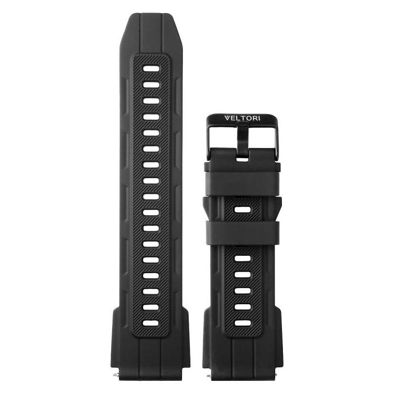Monroe Pasek do Smartwatcha Męskiego VELTORI VT130 22mm VTP130 (22 mm, Edelstahl, Silikon) (59299374)