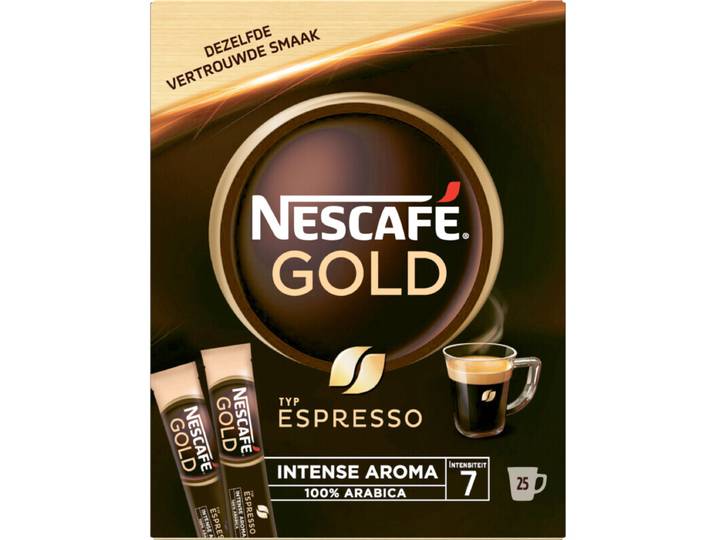 NESCAFÉ espressosticks oploskoffie - 25 stuks