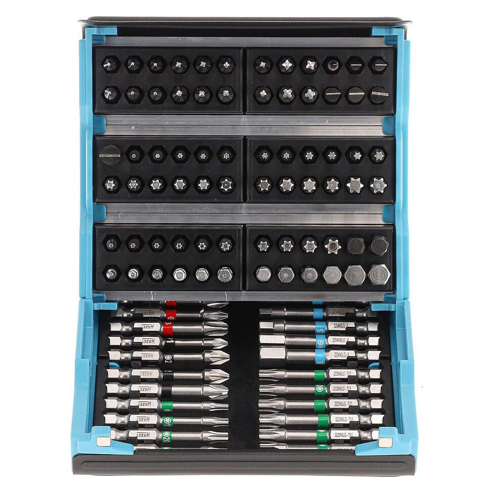 Hazet SmartCase Bit Satz 2200SC-3 Sechskant6,3 (1/4 Zoll) Schlitz Profil, Kreuzschlitz Profil P... (SmartCase 2200SC-3)