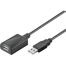 AK USBV2 AA-5 - USB 2.0 Kabel, A Stecker auf Buchse, aktiv, 5 m