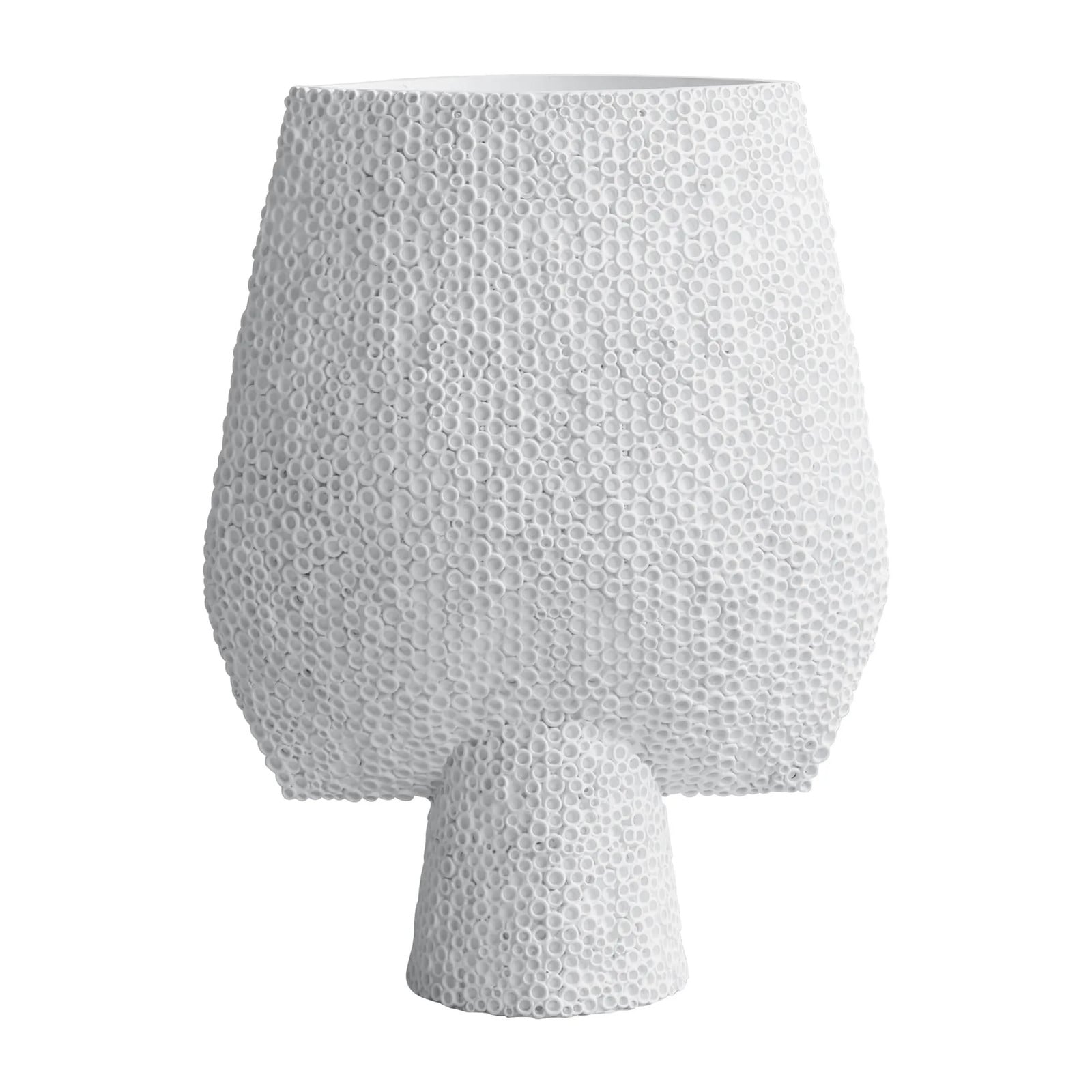 101 Copenhagen Sphere vaas Square Shisen big Bone White 44 cm