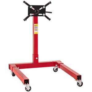 DEMA Motorständer 24414 XL, rollbar, mit 4 Aufnahmepunkten, in 6 Positionen arretierbar, 360° drehbar, Tragkraft 570 kg