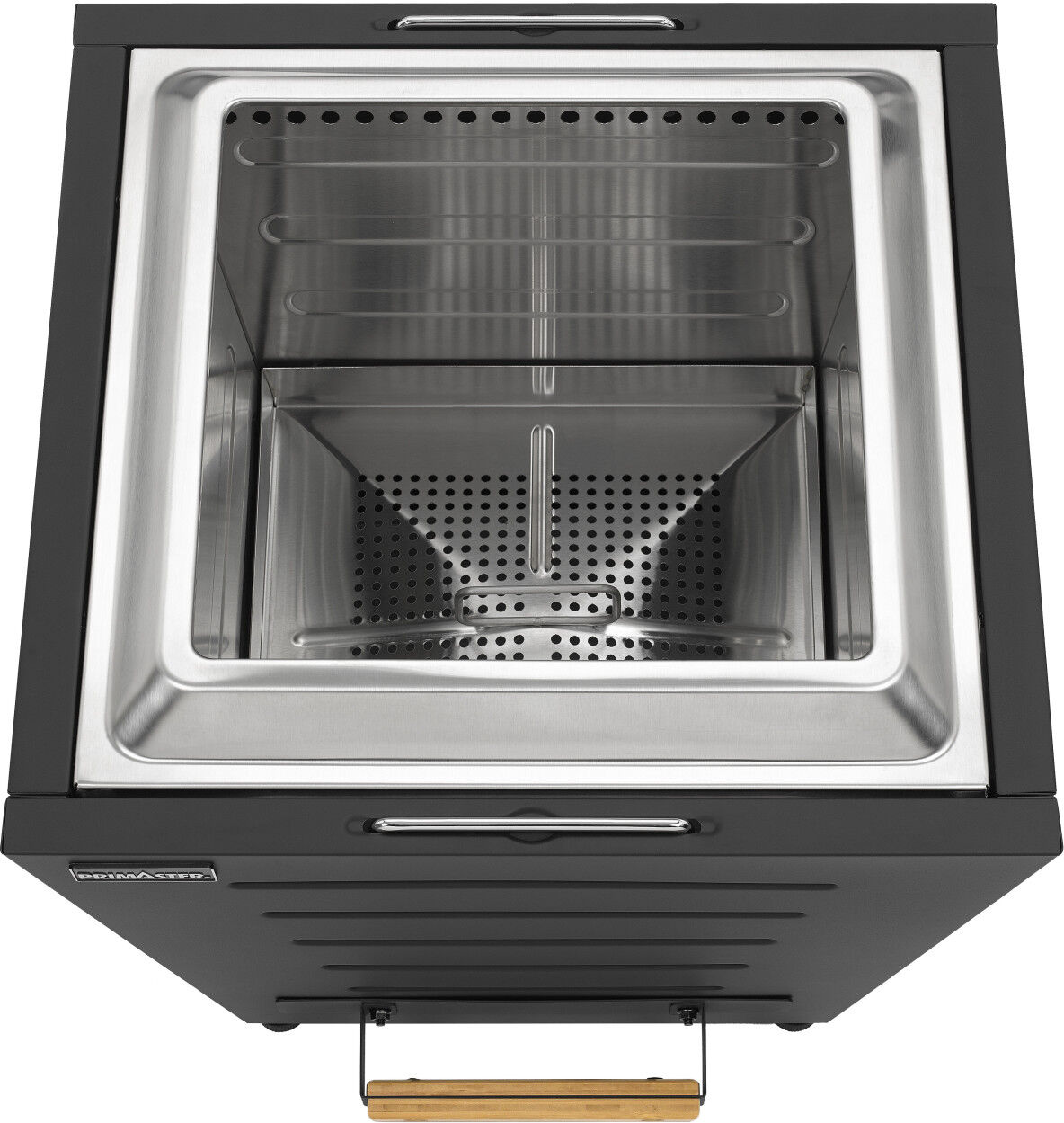 Primaster Feuerstelle Linden raucharm 51 x 51 cm schwarz