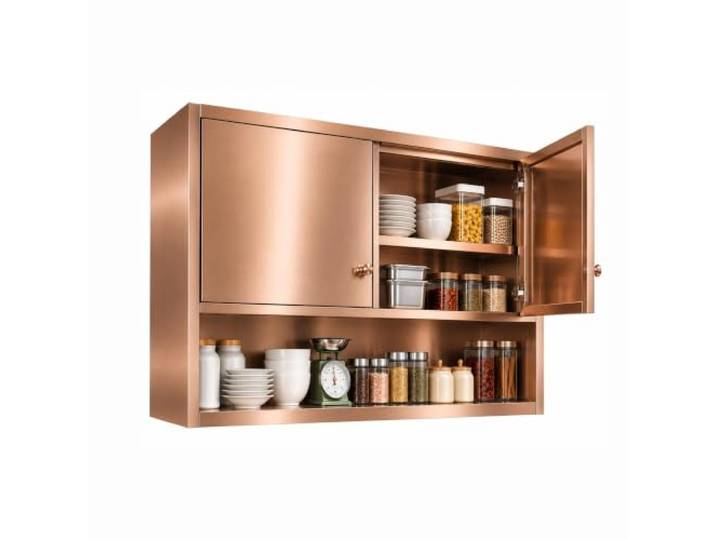 Küchen-Wandschrank, Gewürz-Organizer aus Edelstahl, Offenes Fach Verstellbarer Einlegeboden, für Restaurant, Hotel und Heimküche, für Töpfe und Pfannen(31in/80cm)