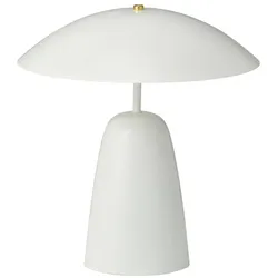 WellHome - Tischlampe aus Eisen Ø31x39 cm in gebrochenem Weiß