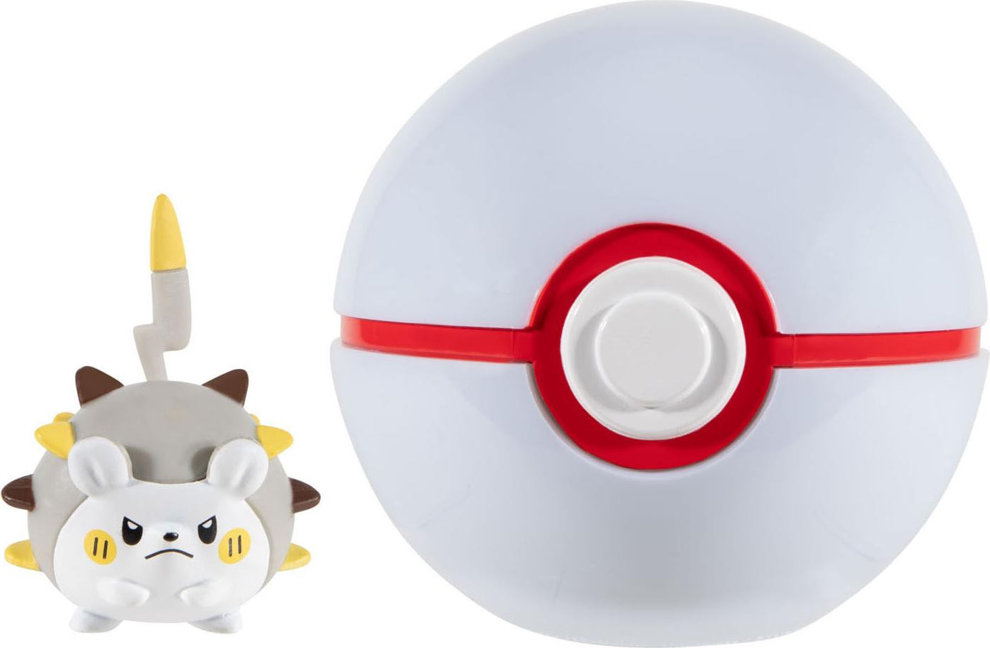 Jazwares Pokémon Clip'n'Go Pokéballen Togedemaru & Premierball