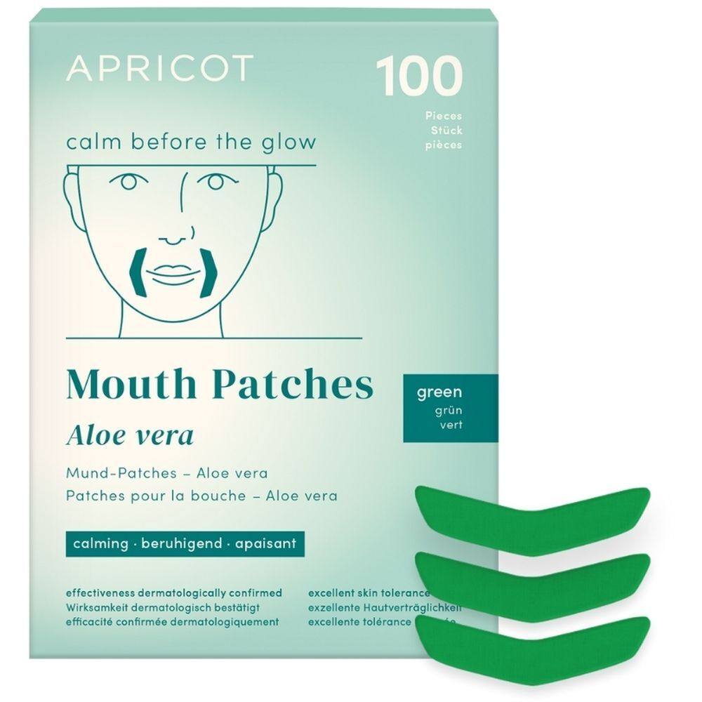 Apricot Mouth Patches Aloe vera 100 St Pflaster