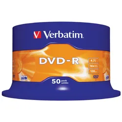 Verbatim DVD-R 4,7GB 16x 50er Spindel