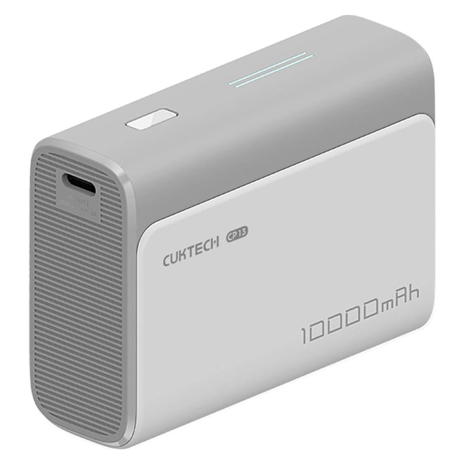 Cuktech 30W 10000mAh Power Bank 1C1A- CP13- Grey Color (10000 mAh, 30 W) (6973886190780)