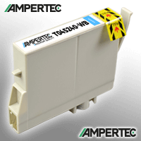 Ampertec Kompatible Tinte ersetzt Epson C13T045240 cyan