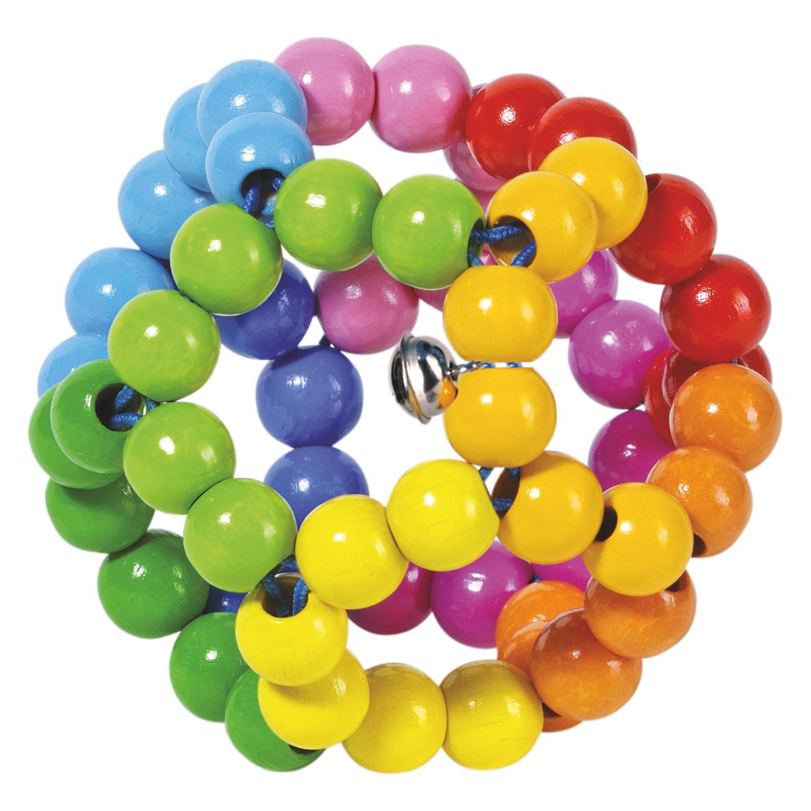 Goki Greifling Elastik Regenbogenball (65326)