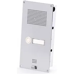 Telecom Behnke, Klingel + Türsprechanlage, Serie 5 UP-Set mit einer Ruftaste (Silber) (Kabelgebunden)