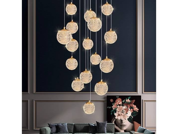 Anneau de décoration moderne pour la maison, lampes led suspendues pour salon, lustres pour salle à manger, éclairage intérieur
