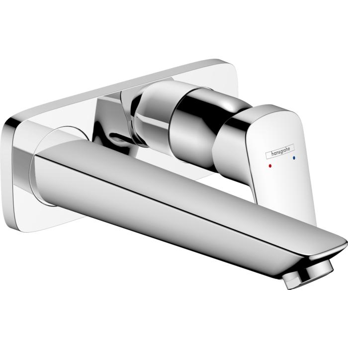 hansgrohe Logis Wand Waschtisch Armatur 71220000 Unterputz Waschtisch Einhebelmischer, chrom