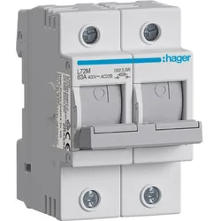Hager Lasttrennschalter D02, 2polig 63A