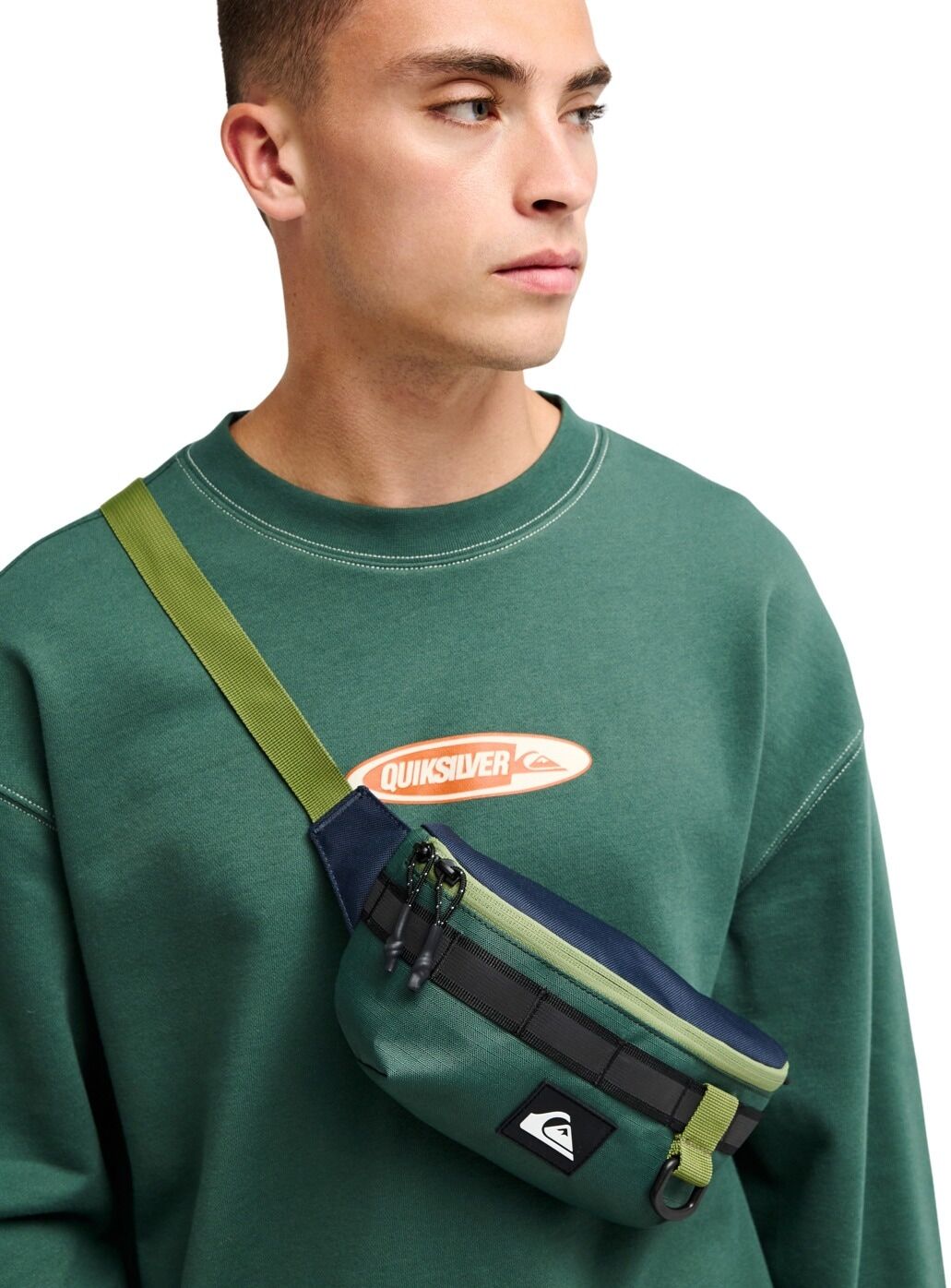 Gürteltasche QUIKSILVER "Packed", Herren, grün (forest), Obermaterial: 100% Polyester., Taschen Gürteltasche