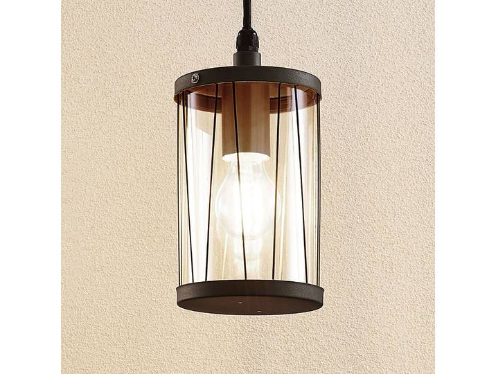 Yonan Udendørs Suspension Dark Grey/Clear - Lindby - Moderne - Métal - À ampoule unique