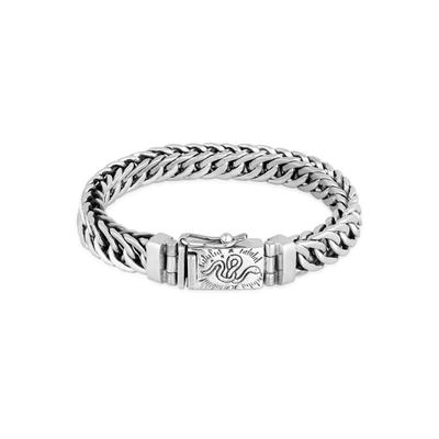 Armkette HAZE & GLORY "Armband Herren Panzerarmband - Cobra 925 Silber" Gr. 200, silber, Armbänder, Herren, 200, Silber 925 (Sterlingsilber), Armkette