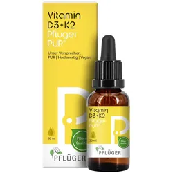 Vitamin D3+K2 Pflüger PUR 30 ml Tropfen