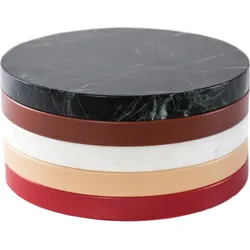 Circles Untersetzer 21 cm, warme Farben, 5 St.