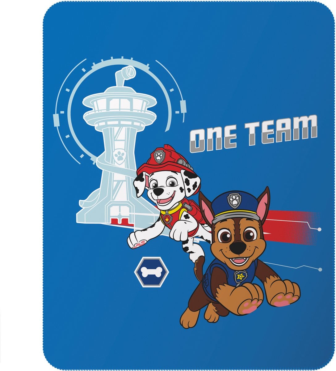 PAW Patrol Fleece deken One Team - 110 x 140 cm - Polyester