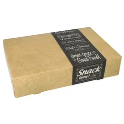 200x Catering-Kartons `pure` eckig 8 x 24,7 x 35,7 cm `Good Food` klein