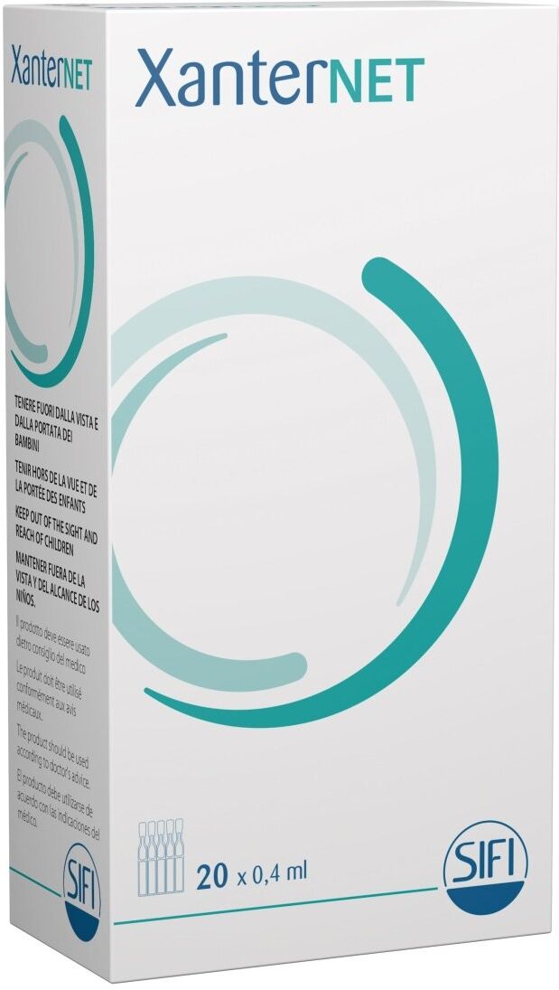 Sifi Xanternet gel oftalmico 20 fiale 0,4 ml lacrime artificiali