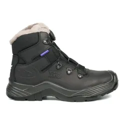 Lavoro Winter-Sicherheitsstiefel S3L Lammfell FIORDLAND Schwarz