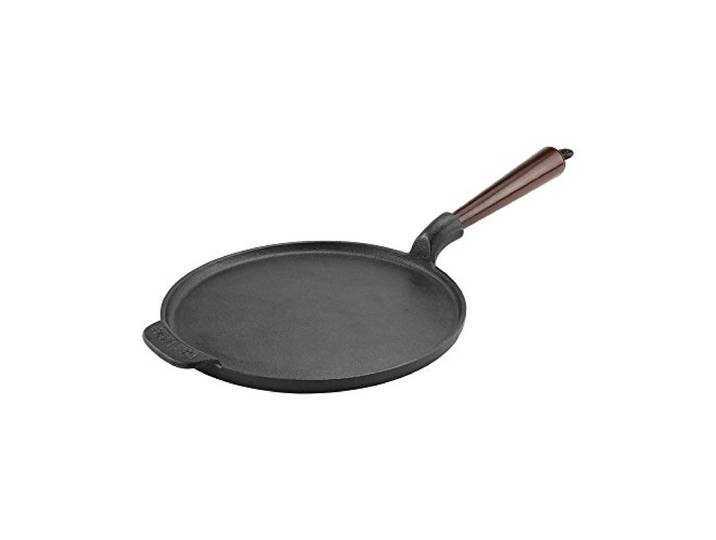 Carl Victor - Pfannkuchenpfanne Gusseisen Pfanne 23 cm Holzgriff