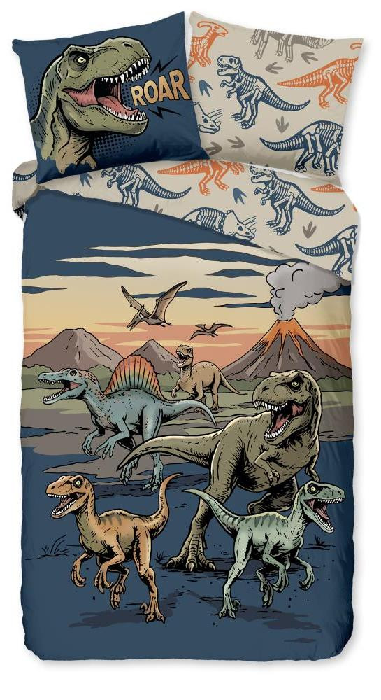 Muller Textil Kinderdekbedovertrek - Blauw - 140 x 200 cm
