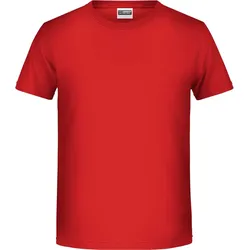 James & Nicholson Jungen Bio T-Shirt 8008B red S