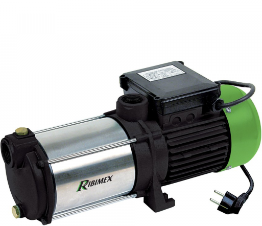 Ribimex PRMCA5 - Elektrische selbstansaugende Gartenpumpe - 5 Turbinen - 1450 W