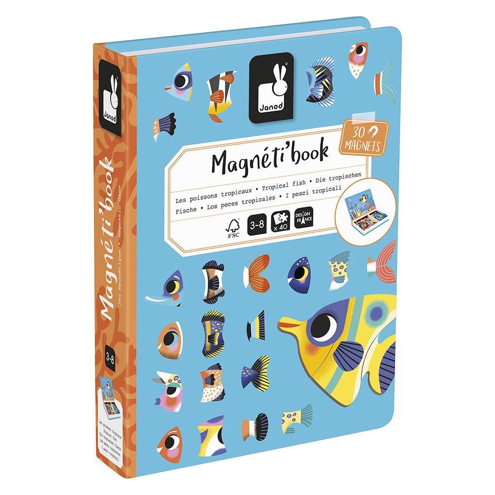 Janod Magnetbuch tropische Fische (3 - 6 Jahre) (190.03031)