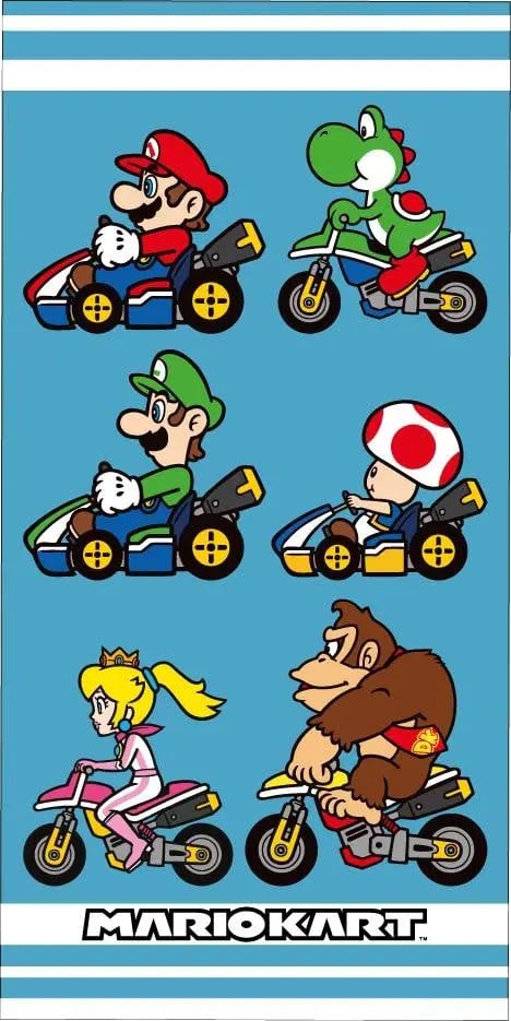 Mario strandlaken Mario Kart 70 x 140 cm