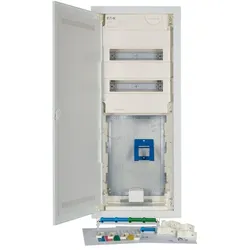 Eaton 302446 Unterputz-Kleinverteiler, Hybrid, 5-reihig, 24TE, Stahlblechtür superflach WIFI KLV-60UPP-W-HY24-SF