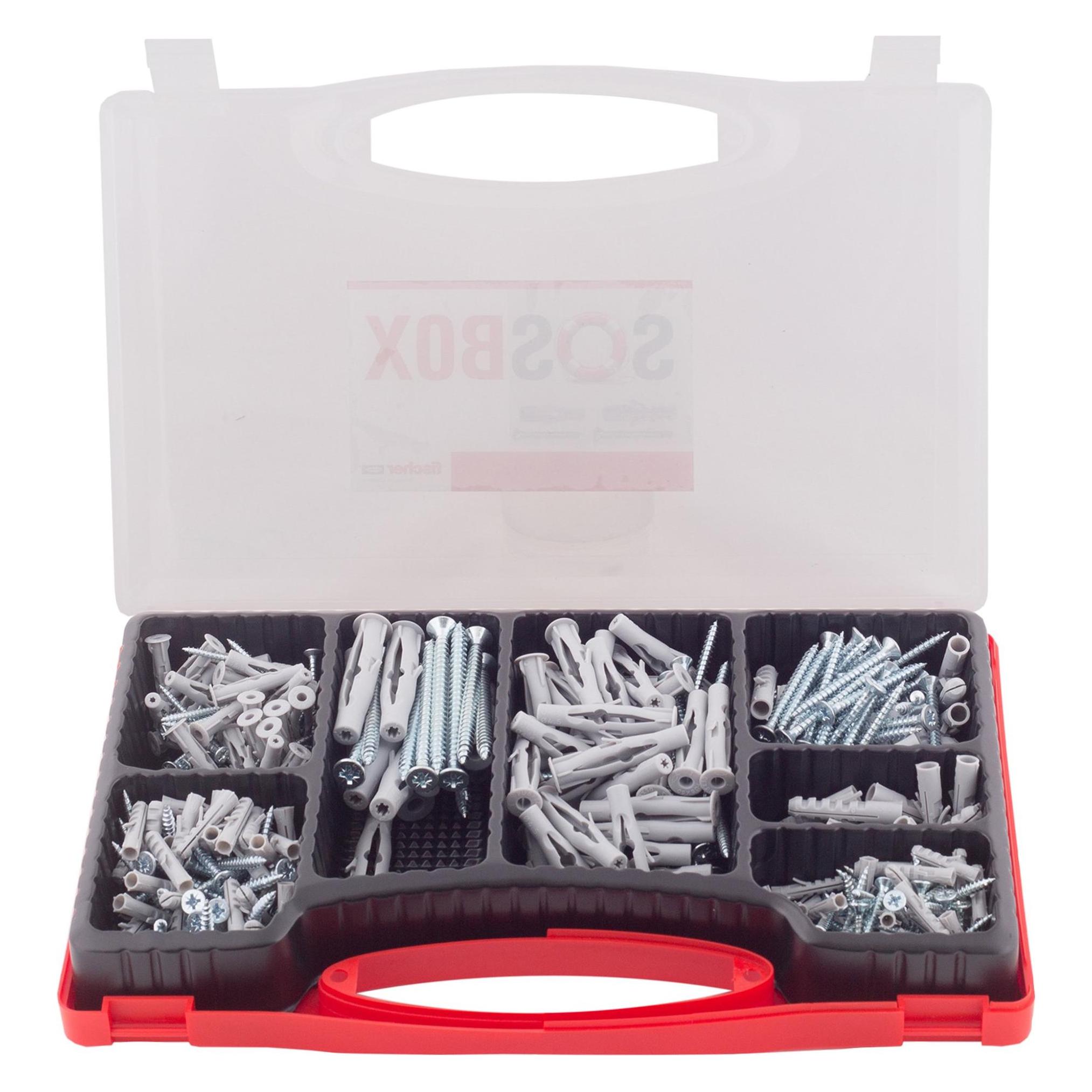 Fischer SOSBOX Dübel S/FU+Schrauben (360 Stk.) (533629)