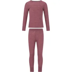 ZigZag Beta Merino Baselayer Skiunterwäsche-Set Kinder 4413 - wistful mauve 5 (110)