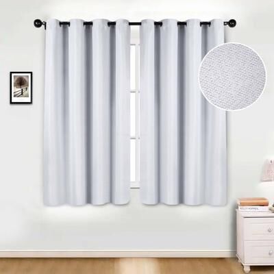 Superior Jaxon Washable Room Darkening Curtains, Set of 2 Panels