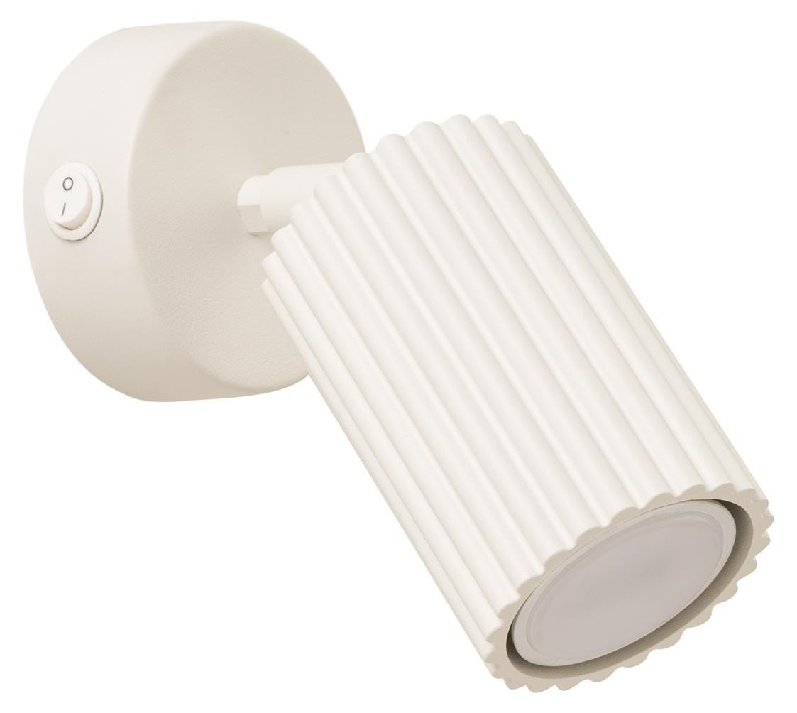 Sollux Lighting Kinkiet KARBON Wandspot, beige, Aluminium, 16 x 8 x 8 cm