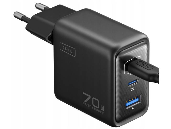 Chargeur Iniu Leopard 70w Noir 1 Pièce